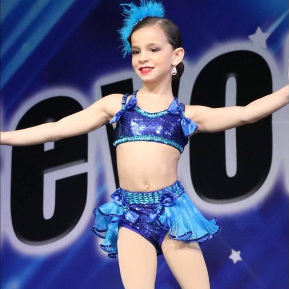 Amazing blue tap/jazz/musical theatre costume SC
